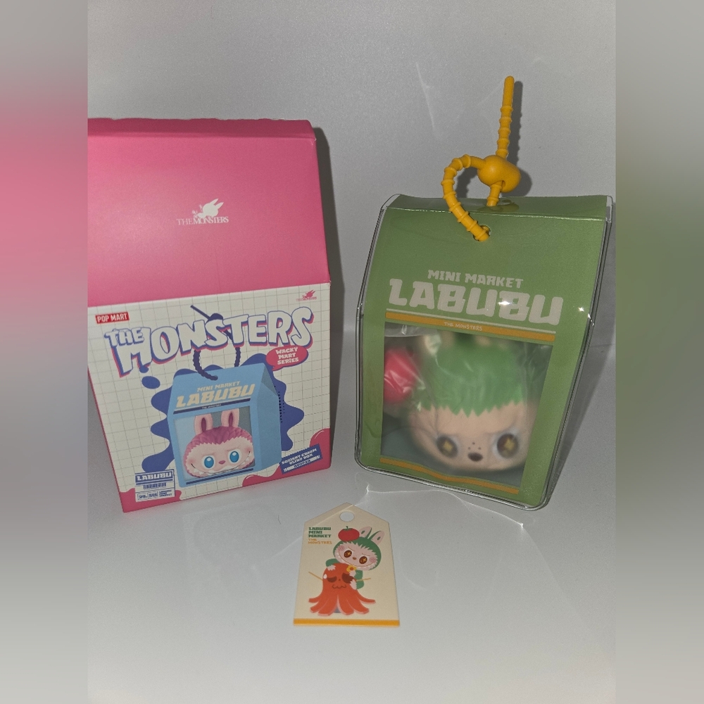Pop Mart The Monsters – Labubu Mini Market Squishy + ID Card – Unboxed, Never